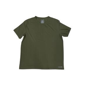 Pair Of Thieves Cotton Viscose Short Sleeve T Shirt Men's XL Solid Green Olive